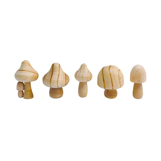 Mini Wood Mushroom Set by Make Market&#xAE;